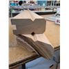 Image 2 : (2) Pre-Fab 2x4 Pieces of Wood - 34" & 36" Length