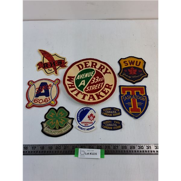 (9) Vintage Patches
