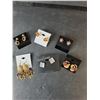 Image 2 : (10) Sets of Earrings- Clip On & Pierced