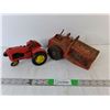 Image 1 : Model Plastic Tractor & Metal Scraper