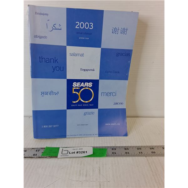 Sears Annual Catalogue 2003