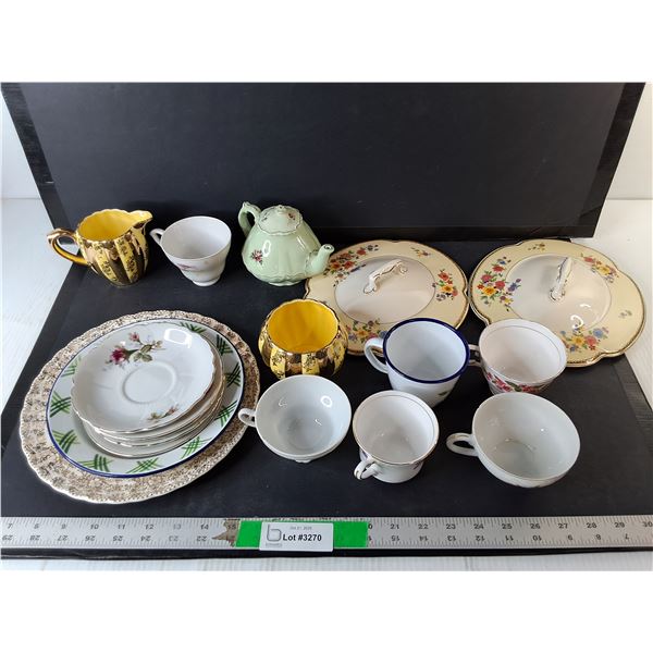 Ceramic Dishes- Plates, Cups, Misc.