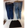 Image 2 : (2) Pairs of Women's Jeans- 18, 16 & Skirt- 12