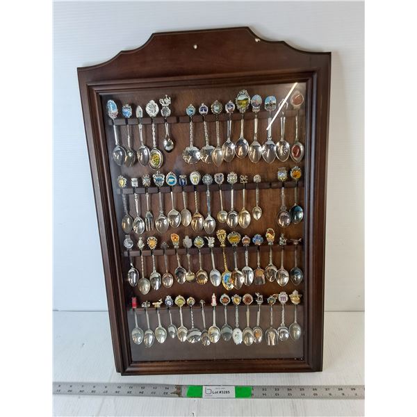 Spoon Display Rack with Spoons 27" x 17.75" - PICK UP ONLY