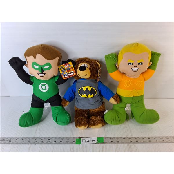 (3) DC Super Friends Stuffies