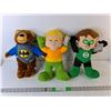 Image 1 : (3) DC Super Friends Stuffies