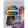 Image 2 : Kids Coloring Books, The Simpsons DVDs, Kids Learning Toy - Powers On, As Is