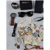 Image 3 : Vintage Post Stamps, Ray Ban Sunglasses, Various Watches, Power Bank, Hockey Cards, Flashlight