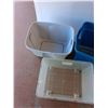 Image 3 : **(3) Plastic Storage Totes 23" x 18" x 18", Cannot Ship