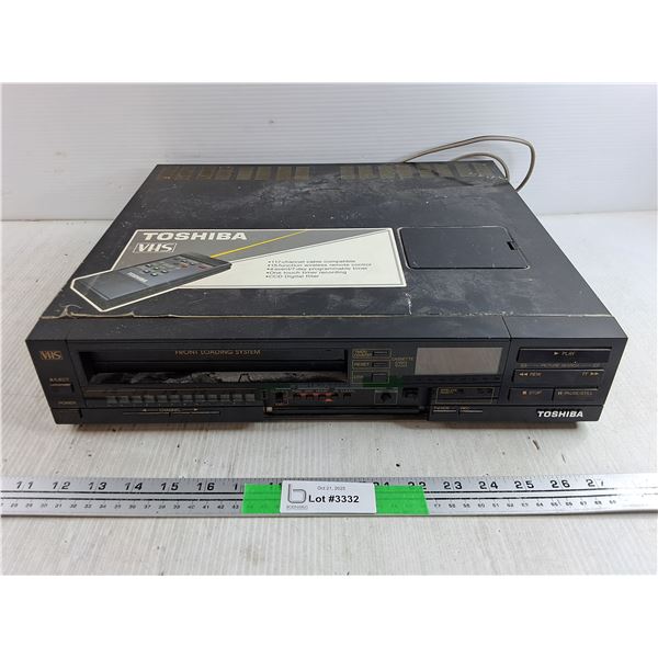 Toshiba VHS Player - Powers On, As Is - PICK UP PREFERRED