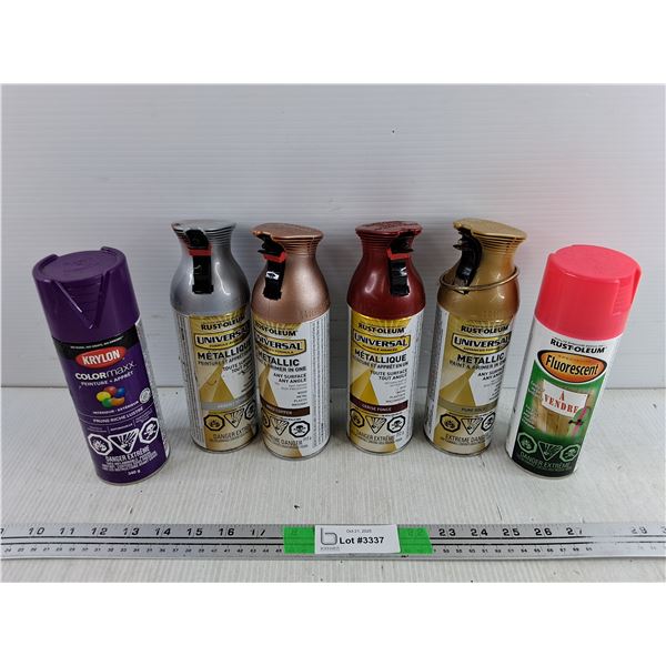 Spray Paints - Krylon, Rust-Oleum - As Is, Cannot Ship