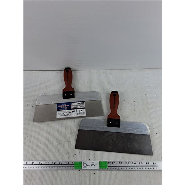 (2) 12" Marshalltown Taping Knives