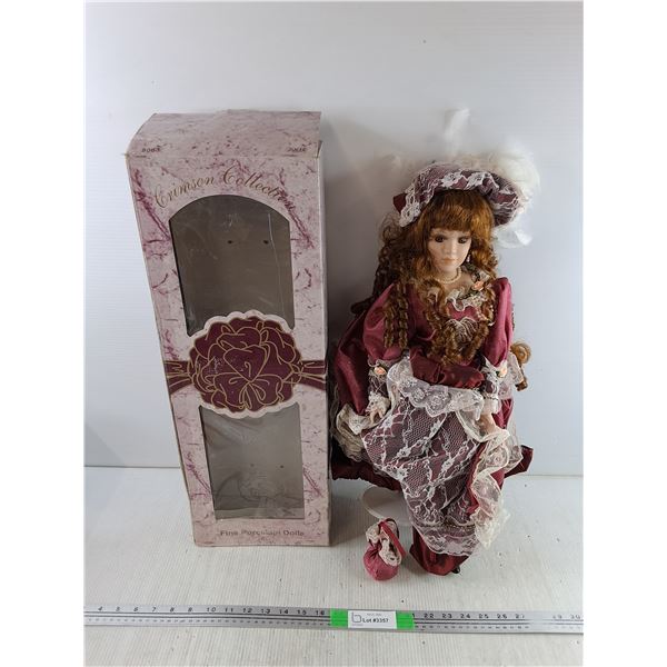22" Crimson Collection Fine Porcelain Doll