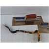 Image 2 : (2) Marshalltown Finishing Trowels, Nail Puller