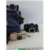 Image 3 : Samsung Digital Camera, Ricoh KR10 Film Camera - As Is, Camera Bag