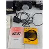 Image 4 : Nikon F601 Film Camera, Camera Flash, Marumi Filter, Olympus Trip 35 Camera - As Is