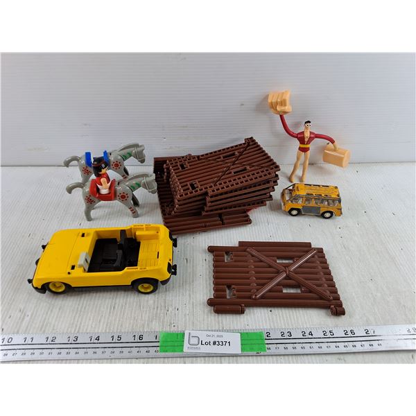 Play Mobile Playset, Die Cast Van, Various Toys