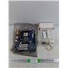Image 1 : Asus AGP 8X Motherboard, Heliax Coaxial Cable Connector - As Is