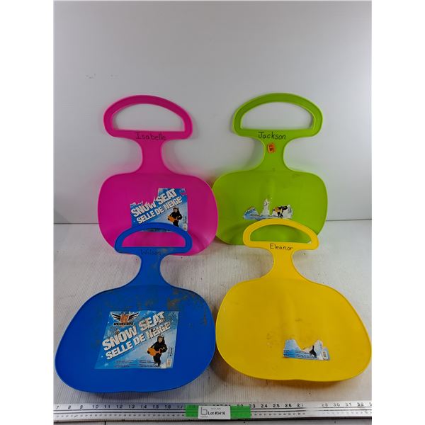 (4) Snow Seats 19" x 14", Cannot Ship