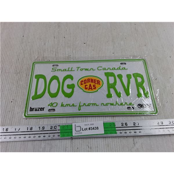 Corner Gas Front License Plate