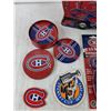 Image 2 : Montreal Canadiens Coasters, Talking Bottle Opener, Patches, Coin Bank