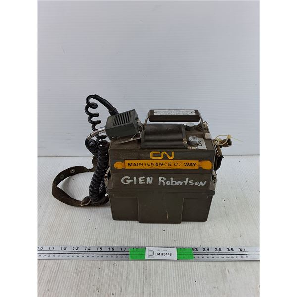 Vintage CN Portable Radio - As Is
