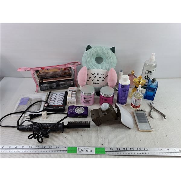 Nikon Digital Camera, Faux Lashes, Nails, MakeUp,  Body Oil, MakeUp Removal Pads, Body Scrub