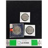 Image 1 : New Zealand Commemorative Dollar Coin, (2) Canadian $1 Coins-Cannot Authenticate