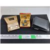 Image 1 : Faux Leather Wallet, Various Cufflinks