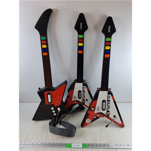 (3) The Simpsons Wireless Guitars - As Is, 29", As Is - PICK UP