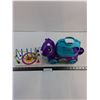 Image 1 : Fisher Price Poppin Talking Triceratops - Tested, Kid's Wire Maze/Clock