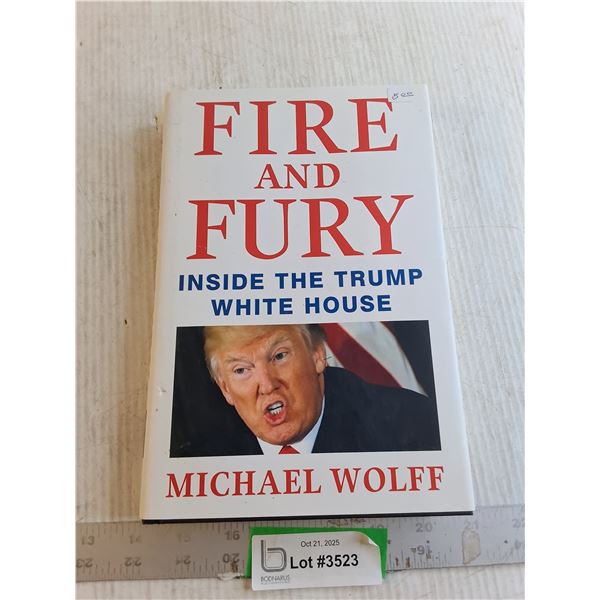 Hardcover Book = Fire And Fury Inside The Trump White House