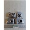Image 1 : (4) Digital Cameras (As Is) - Canon A75/ Canon S410/ HP Photosmart M637/ Pentax 330GS -May Require B