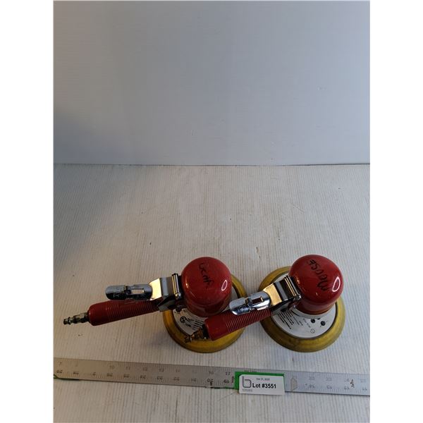 (2) "Ultrapro" Dual Action Air Sander