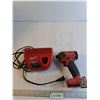 Image 1 : "Milwaukee M12" Battery Charger (As Is)/ "Milwaukee" M18 1/4" Hex Impact Driver (As is- Needs Batter