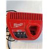 Image 2 : "Milwaukee M12" Battery Charger (As Is)/ "Milwaukee" M18 1/4" Hex Impact Driver (As is- Needs Batter