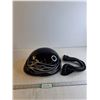 Image 1 : Motorcycle Helmut (Half Helmut Style With Snap On Visor) Adult Size Small