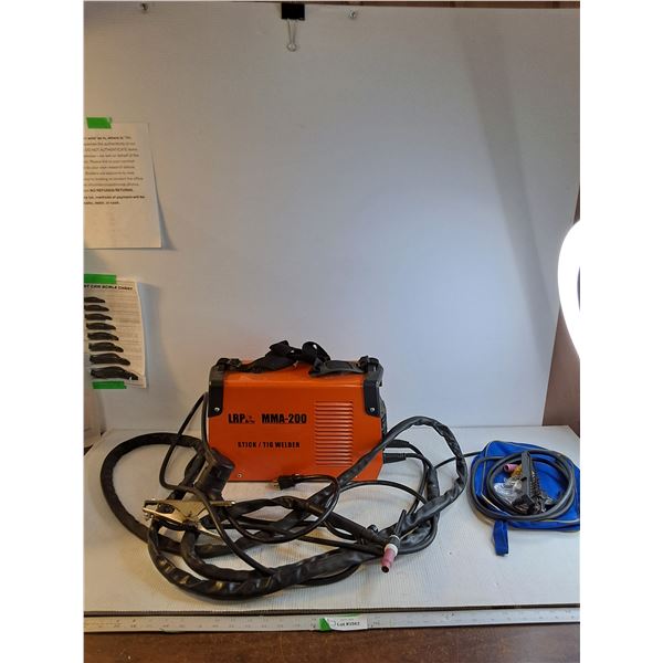 LRP - MMA 200 Am Stick/ Tig Welder10/ 240 Volt - Barely used (Powers On)