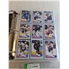 Image 1 : Binder Of Hockey Cards - "Rookie Pages"
