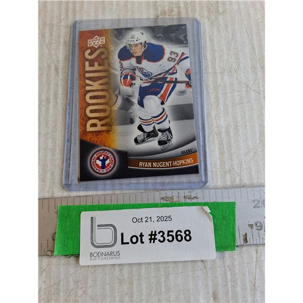 Hockey Card - "Ryan Nugent-Hopkins" When He Was A Rookie-Cannot Authenticate