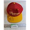 Image 1 : Calgary Flames Autographed Hat -  "Theo Fleury"-Cannot Authenticate