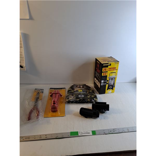 Hose Grip Pliers,  Hose line Clamp Set, LED Hat, Muli-purpose Lantern, Etc