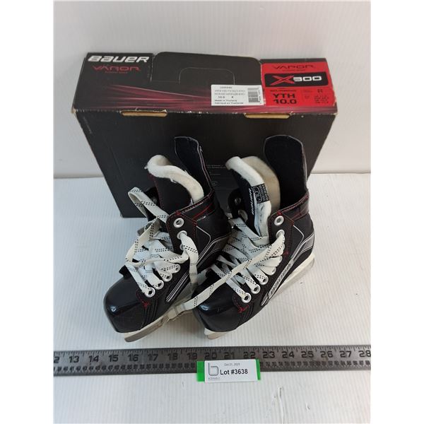 Bauer Vapor Youth Size 10 Ice Skates - Lightly Used