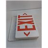 Image 2 : (2) Maintenance Warehouse Red LED Exit Signs - Unused