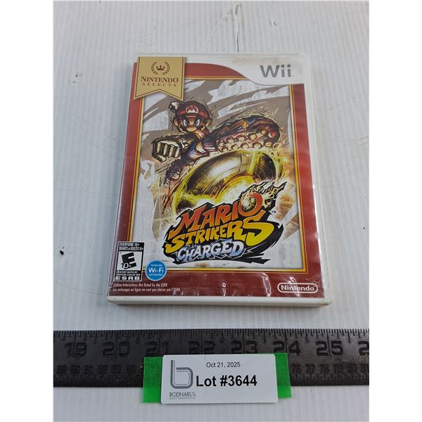 Nintendo Wii Mario Strikers Game