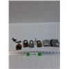Image 1 : (2) Measuring Tapes, (3) Vintage Locks & Keys