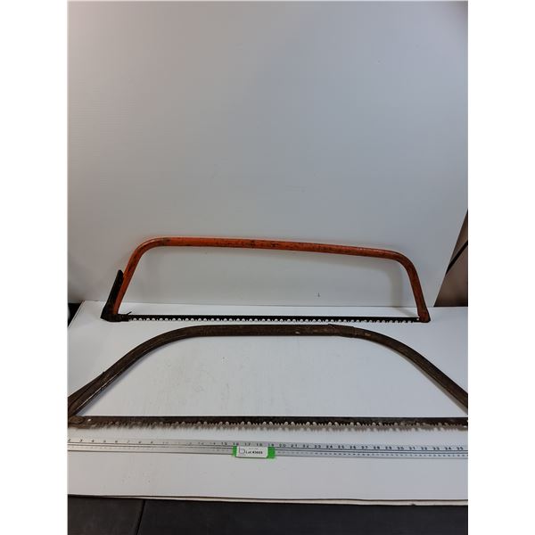 (2) Bow Saws - 40" & 38" - PICK UP ONLY