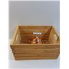 Image 4 : Wooden Crate - 18" x 9.5" x 12" & Copper Style Kettle