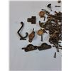 Image 2 : Various Vintage Handles, Hooks, Screws, Door Latch, Misc
