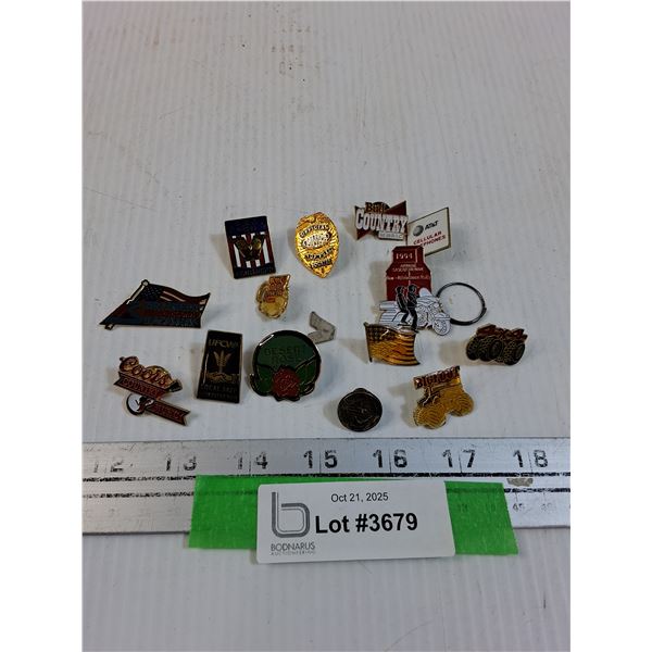 (12) Various Collector Pins